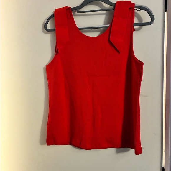 NWT French Connection Bow Tank Top ( High Risk Red) XL - Picture 4 of 11
